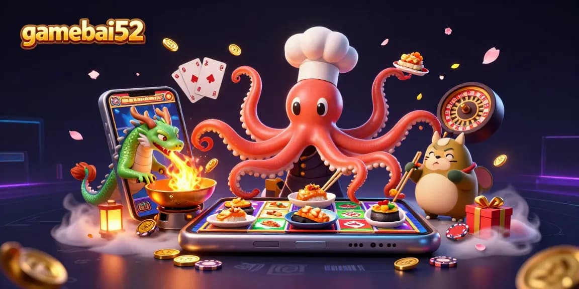 Experience gamebai52's thrill with vibrant games and exciting character interactions at the casino.
