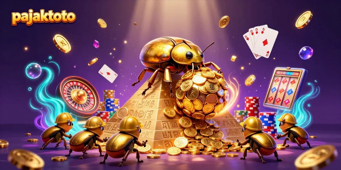Menangkan jackpot besar di pajaktoto sambil bermain dengan karakter konyol dan simbol kasino yang berkilau.