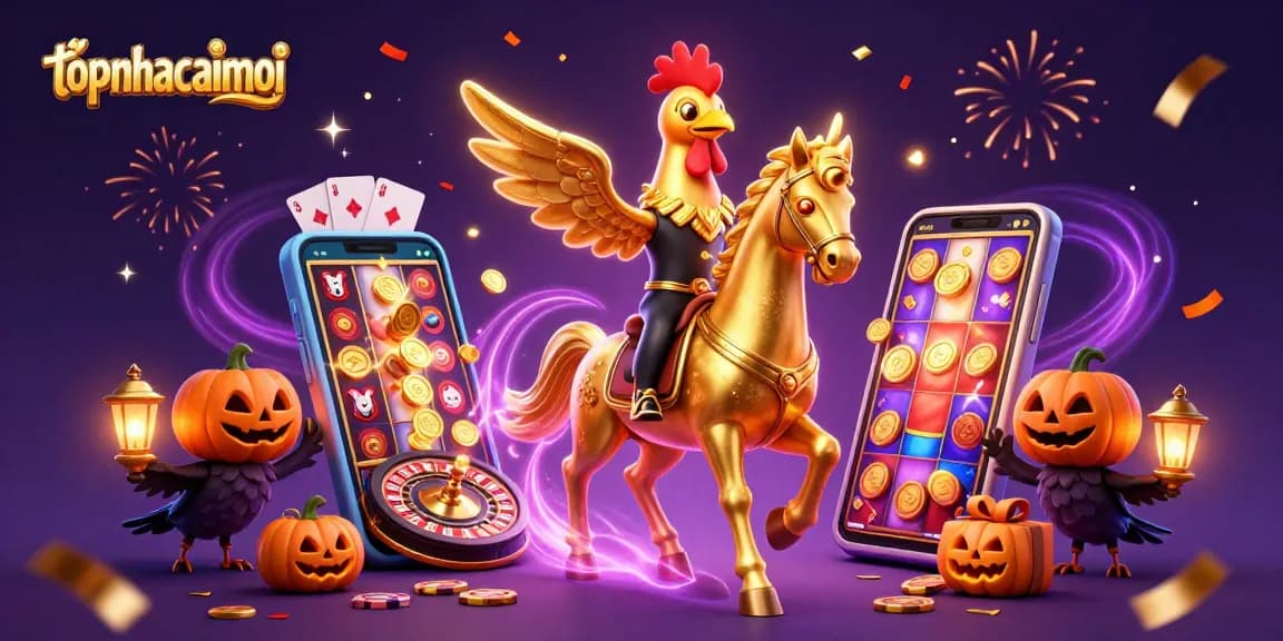 Engage in exciting gameplay at topnhacaimoi with a vivid illustration of 3D casino magic