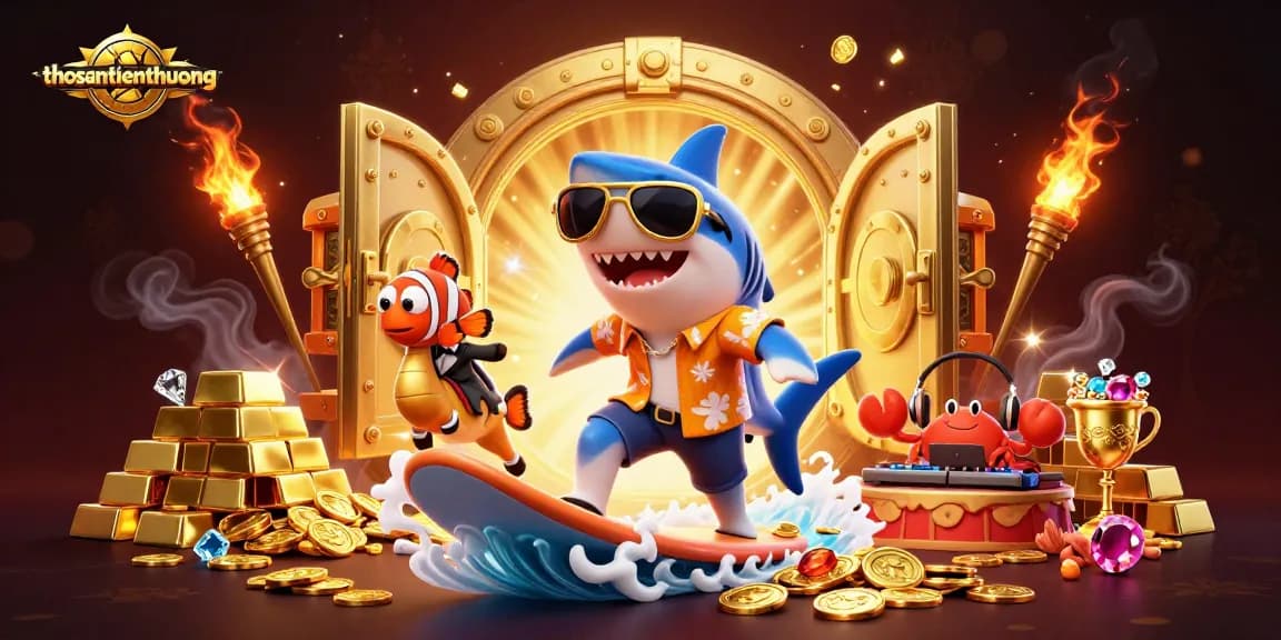Experience thrilling wins at thosantienthuong with colorful slot reels and stunning visuals!