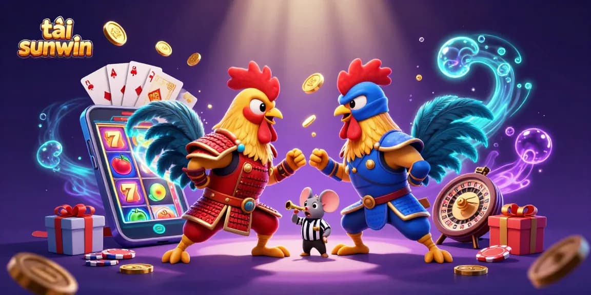 Engage in excitement while loading tải sunwin with dynamic casino elements featuring epic rooster showdown.