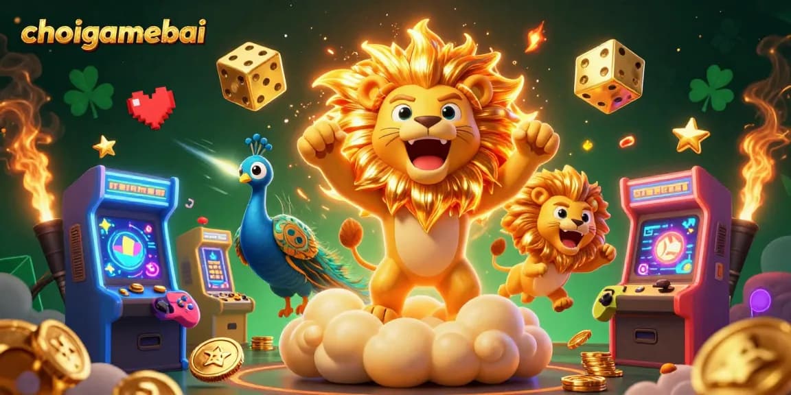Experience high-stakes excitement and gameplay in choigamebai, showcasing vibrant casino elements and characters.