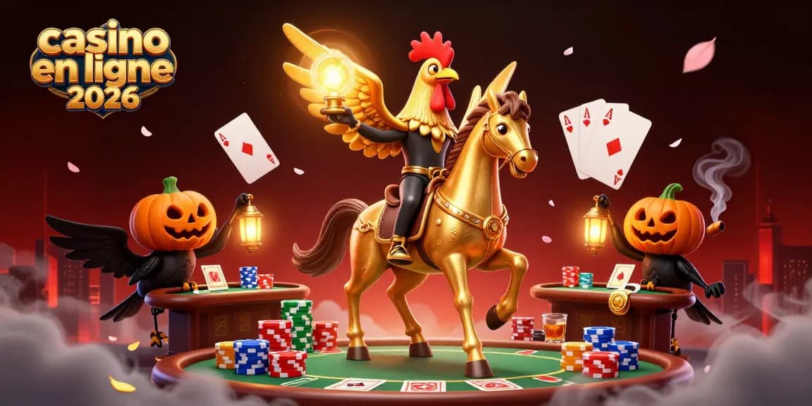 Jouer au casino en ligne 2026 avec des personnages festifs et des éléments de poker captivants.