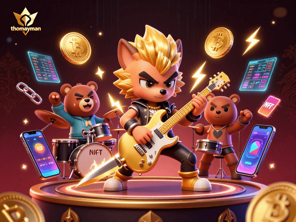 Earn big wins with thomayman in this vibrant and dynamic casino-inspired 3D illustration.