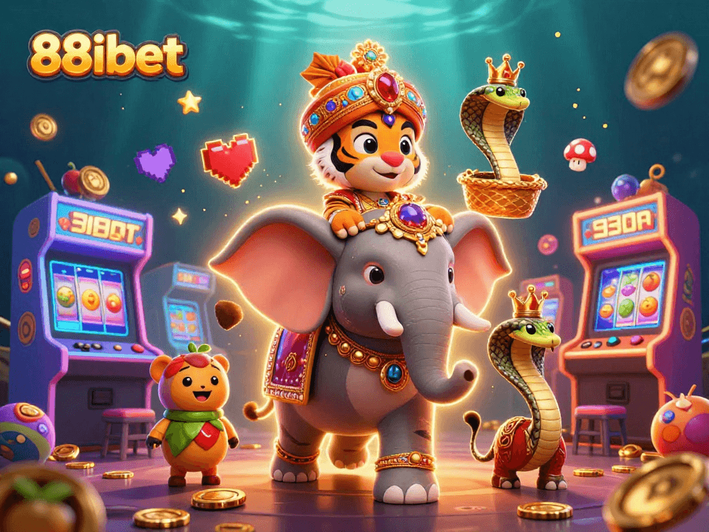 Experience thrilling gameplay at 88ibet with vibrant gaming elements, highlighting jackpots and exciting slot action.