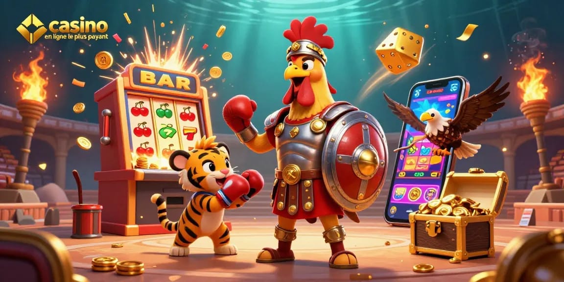 Jouez au casino en ligne le plus payant avec un mélange vibrant de personnages et de machines à sous.