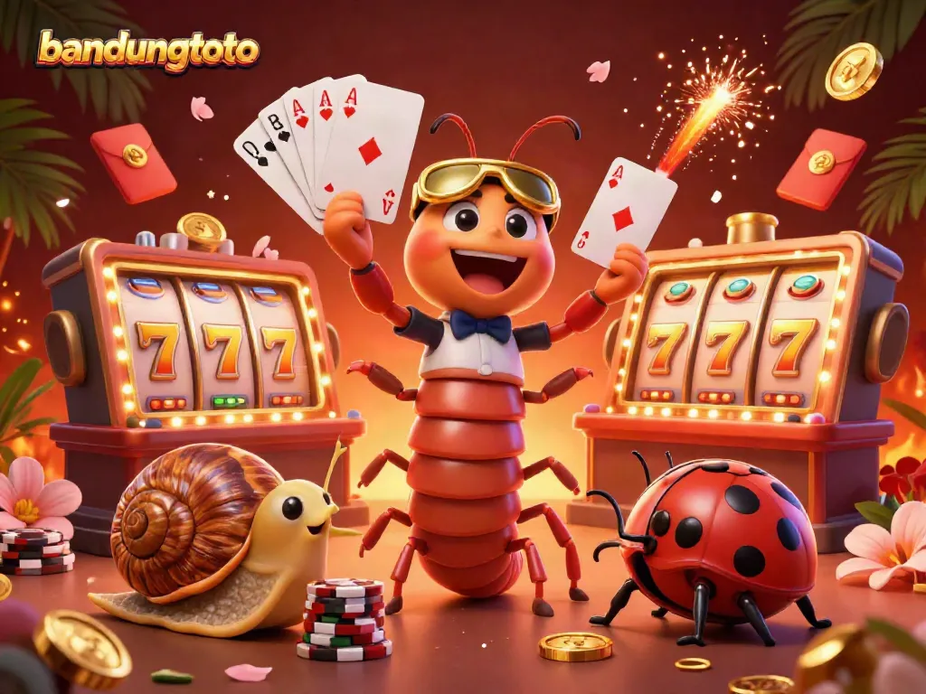 Experience thrilling gameplay at bandungtoto with a millipede dealer showcasing exciting slot games.