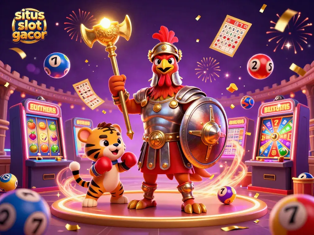 Menang di situs slot gacor dengan permainan menarik dan simbol keberuntungan.