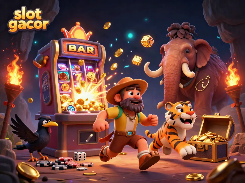 Slot gacor mengeksplorasi jackpot dengan simbol dan petualangan kasino prasejarah yang menarik.