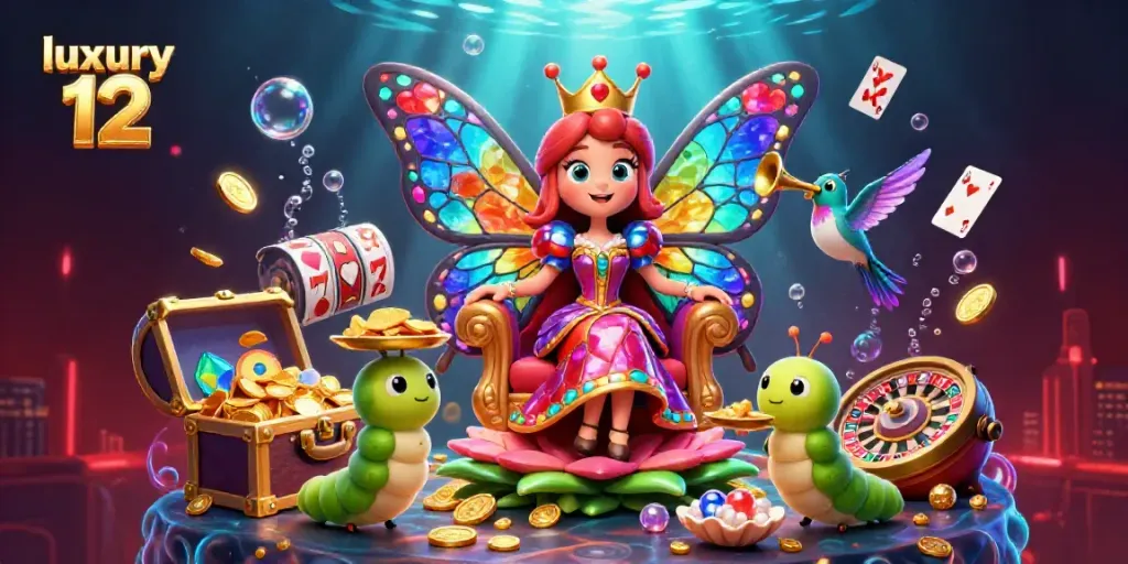 Engage in the luxury 12 casino experience with captivating visuals of vibrant characters and thrilling gameplay.