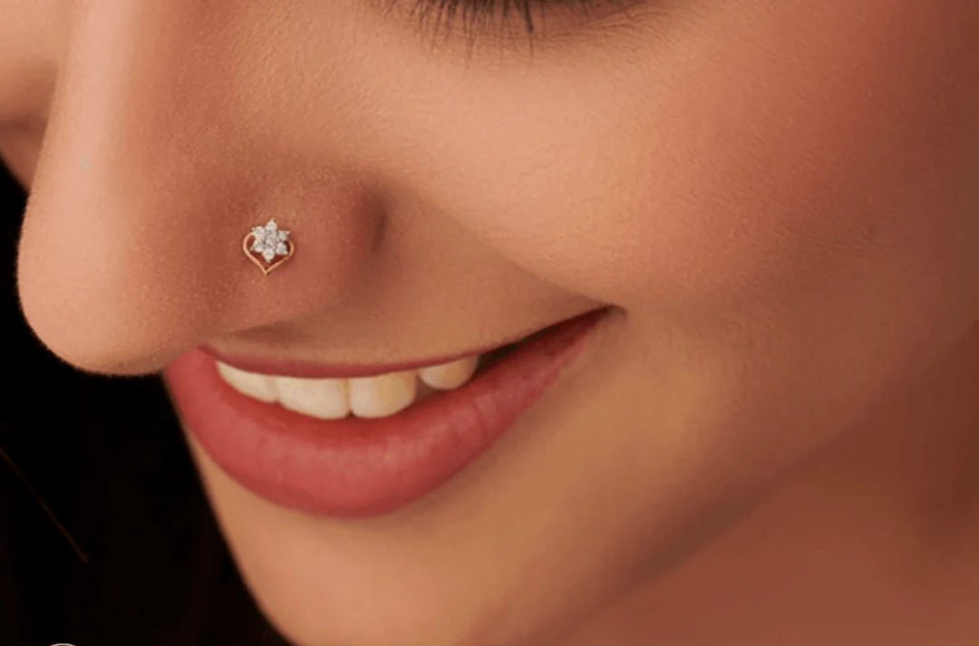 Small Diamond Nose Stud – Subtle Elegance for Everyday Wear