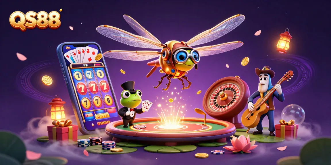 Experience the vibrant QS88 slot games with dynamic characters and exciting casino action.