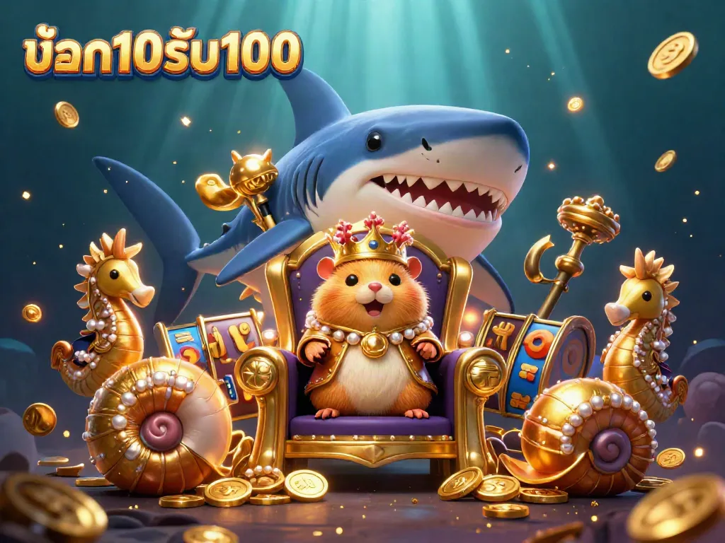 โปรโมชั่นฝาก10รับ100 แสดงให้เห็นถึงคิงแฮมสเตอร์ทองและการ์ดทะเลในคาสิโน