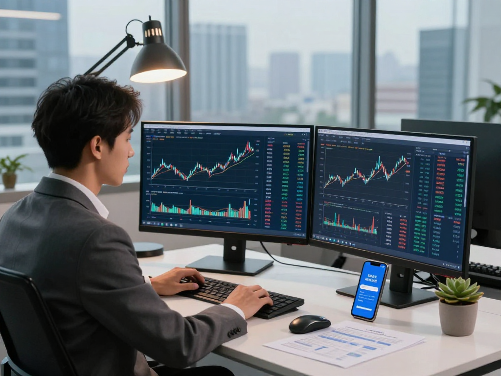Explore mantra88 login on a modern finance workspace with data analysis and investment strategies.