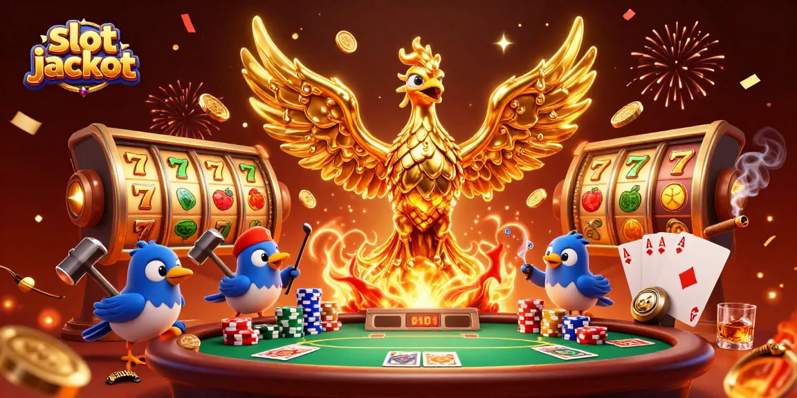 Menangkan slot jackpot dengan permainan slot gacor dan golden phoenix bertema kasino.