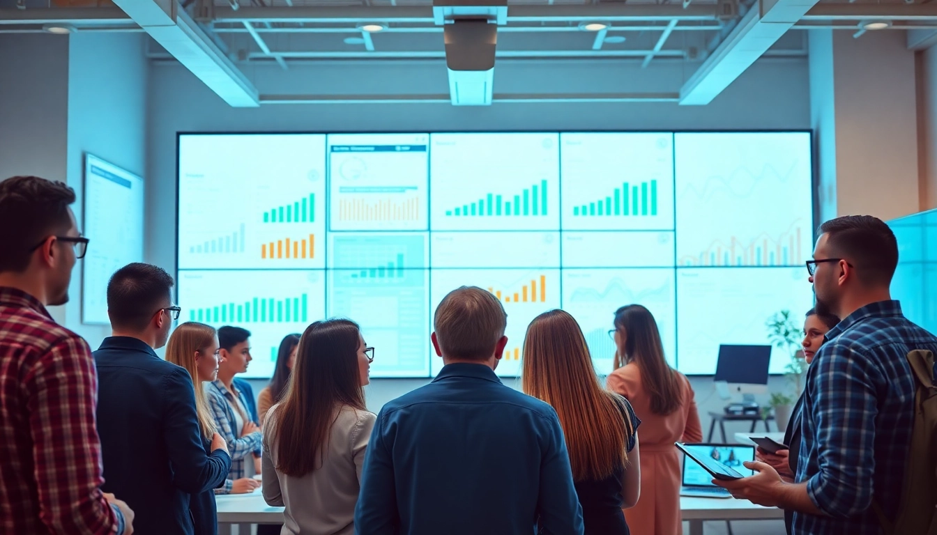 Showcase Headless Shopify development team collaborating in a modern workspace