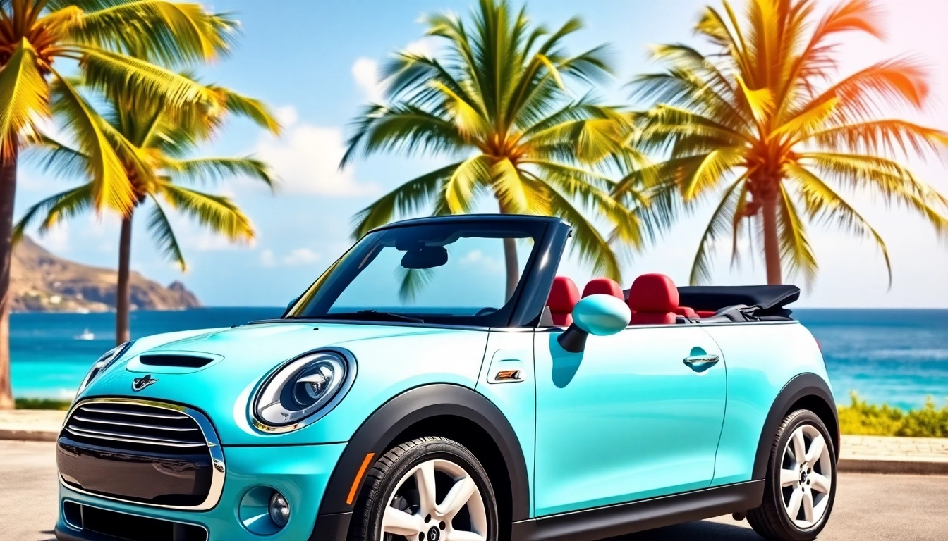 Experience the Joy of Driving a Mini Cooper Convertible St Barts