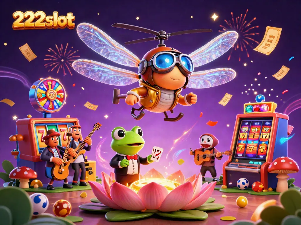 Menghadirkan 222slot, pemain terpesona oleh permainan slot yang menggairahkan dan suasana kasino yang ceria.