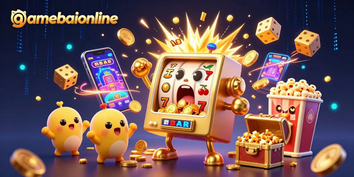Experience thrilling jackpots with gamebaiionline's vibrant and exciting slot machine scene.